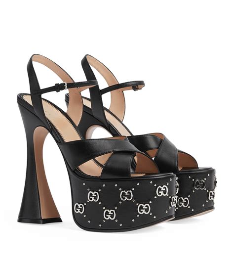 gucci womens sandals black|authentic Gucci sandals.